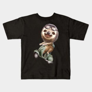 RUNAWAY SLOTH Kids T-Shirt